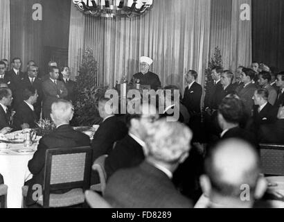 Mohammed Amin al-Husseini dans la 'Haus der Flieger' à Berlin, 1942 Banque D'Images