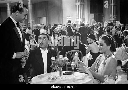 Brigitte Horney, Angelo Ferrari et Willy Birgel, 1938 Banque D'Images