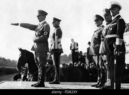 Adolf Hitler le jour de la Wehrmacht, 1935 Banque D'Images