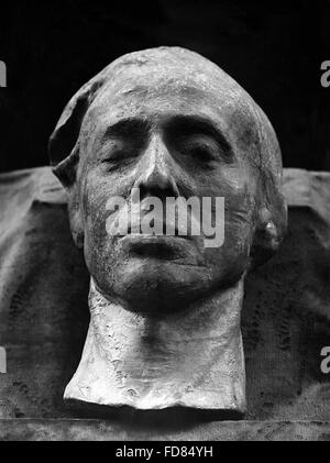 Le masque de la mort de Frederic Chopin, 1937 Banque D'Images