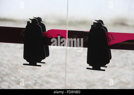 Poignées de porte de chambre de Sandeman à Vila Nova de Gaia à Porto Banque D'Images