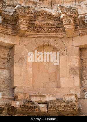 Un créneau de la nymphée, Jerash Banque D'Images