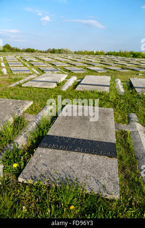 Wroclaw, Pologne, cimetière militaire polonais avec tombée de la Seconde Guerre mondiale Banque D'Images