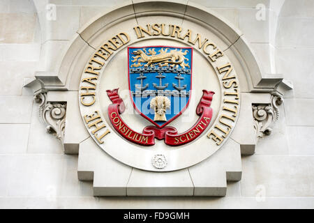 Chartered Insurance Institute building, le Hall d'assurance, sur Aldermanbury dans la ville de Londres Banque D'Images