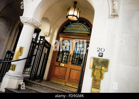 Chartered Insurance Institute building, le Hall d'assurance, sur Aldermanbury dans la ville de Londres Banque D'Images