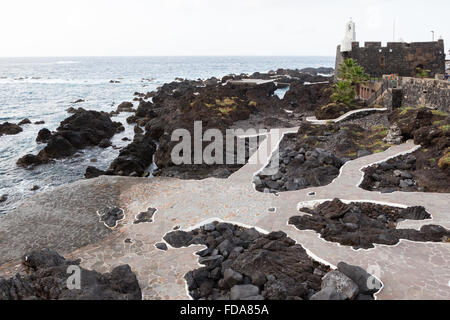 Castillo de San Miguel (St. Michel château). Garachico, Espagne. Banque D'Images