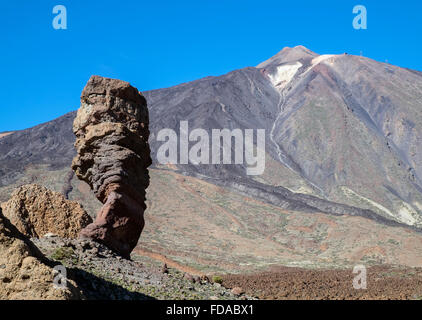 Rock formation et le volcan du Teide Banque D'Images