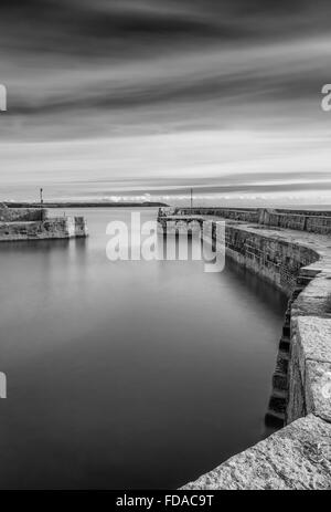 Port serein, Charlestown, Cornwall Banque D'Images