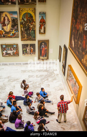 Musée des beaux-arts et le prix de la 'Retablos'.Valence, Espagne. Banque D'Images