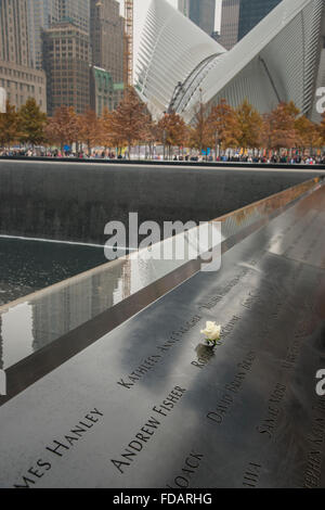 World Trade Center 9/11 Memorial & Museum, New York, USA Banque D'Images