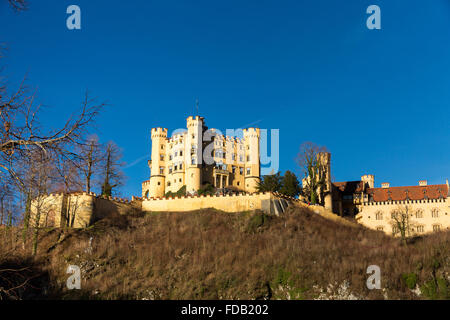 Schloss Hohenschwangau bei Füssen, Deutschland (Allemagne) Banque D'Images