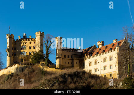 Schloss Hohenschwangau bei Füssen, Deutschland (Allemagne) Banque D'Images