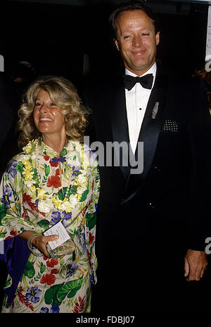 Washington, DC., USA, 14 mai 1988, Peter Fonda et son épouse Portia à la Cancer boule. Credit : Mark Reinstein Banque D'Images