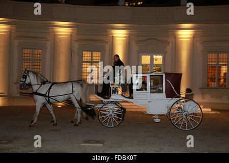 Mariage de Anna Netrebko et Yusif Eyvazov avec : Anna Netrebko, Yusif Eyvazov Où : Vienne, Autriche Quand : 29 déc 2015 Banque D'Images