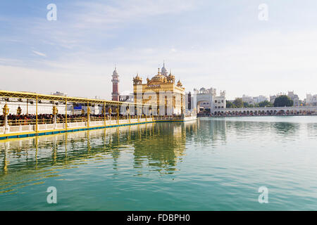 Des groupes ou des foules Golden Temple d'Amritsar Gurdwara Banque D'Images