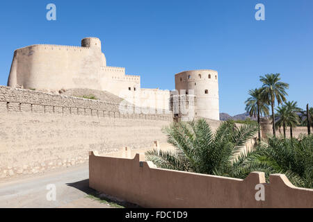 Rustaq fort en Oman Banque D'Images