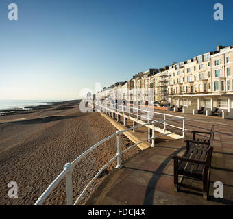 Promenade de Hastings. Banque D'Images