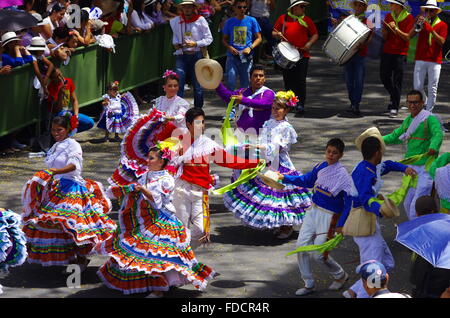 Danse folklorique colombienne Banque D'Images