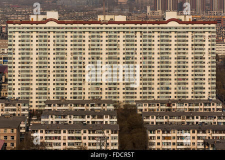 Immeubles à appartements de Datong, Shanxi - Chine Banque D'Images