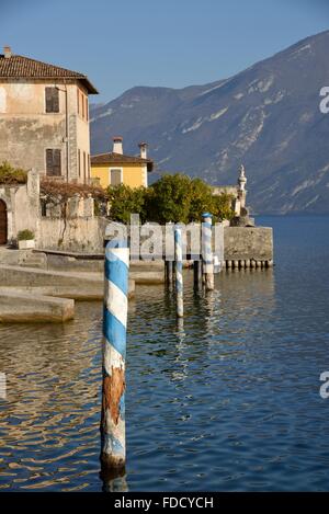 Limone sul Garda, Lac de Garde, Province de Brescia, Lombardie, Italie Banque D'Images