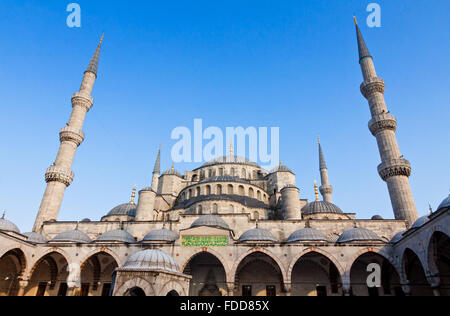 Mosquée Bleue (Sultanahmet Camii) à Istanbul, Turquie Banque D'Images