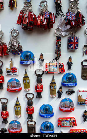 Souvenirs typiquement britannique à Londres Banque D'Images