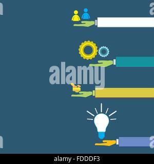 Vector illustration design concept. Illustration de Vecteur