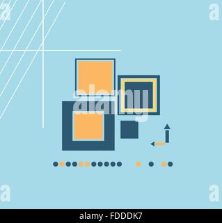 Résumé arrière-plan technique Illustration de Vecteur