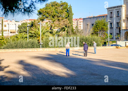 Park à Tarragone Banque D'Images