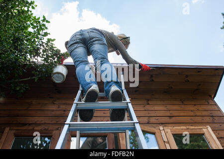 Chambre Jardin peinture Banque D'Images