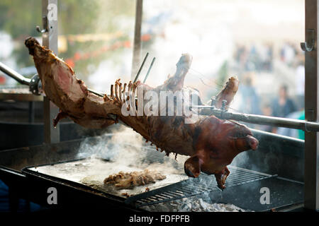 Rôti de porc, Ibiza Banque D'Images