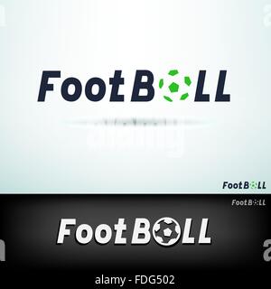 Logo football simple Illustration de Vecteur
