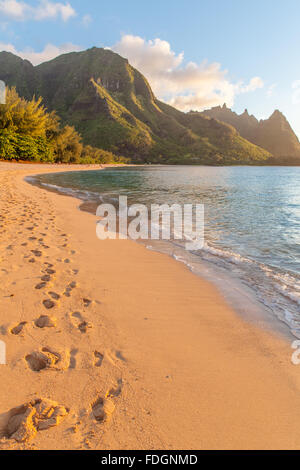 Haena Beach Kauai Hawaii USA Banque D'Images