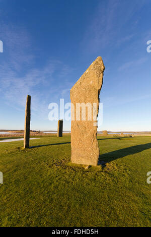 Stenness Standing Stones Banque D'Images