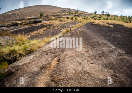 Sibebe Rock à Mbabane au Swaziland, l'Afrique Banque D'Images