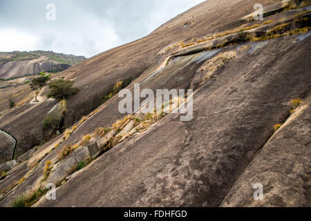 Sibebe Rock à Mbabane au Swaziland, l'Afrique Banque D'Images