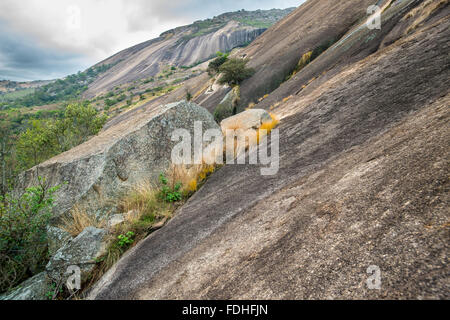 Sibebe Rock à Mbabane au Swaziland, l'Afrique Banque D'Images