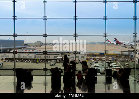 Paris Charles de Gaulle International airport, France Banque D'Images