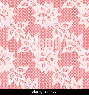 Fleur dentelle motif transparent Illustration de Vecteur