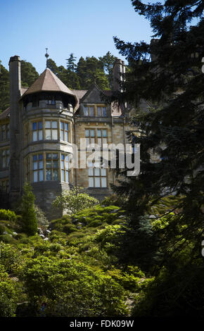 Cragside, Northumberland, de la maison de l'industriel William Armstrong. La maison originale a été construite en 1863 mais d'autres extensions, y compris ceux de Richard Norman Shaw de 1869, créé la maison car elle est considérée aujourd'hui. Banque D'Images