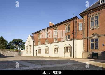 L'arrière de Tredegar House, Newport, Pays de Galles, du sud-est. Banque D'Images