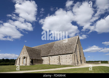 Grande grange Coxwell, Oxfordshire, une treizième siècle grange monastique cistercienne. Banque D'Images