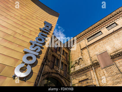 La façade de Colston Hall, haut lieu de la musique de Bristol, sur Colston Street. L'ancienne partie victorienne est sur le point d'être réaménagé. Banque D'Images