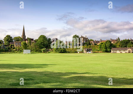 Terrain de cricket de Masham Banque D'Images