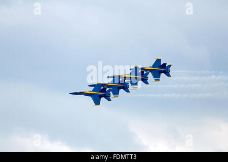 Les Blue Angels de la marine plus de Baltimore, Maryland Banque D'Images