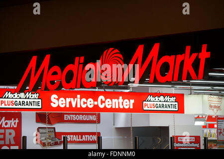 Markenname : media "Markt", Berlin. Banque D'Images