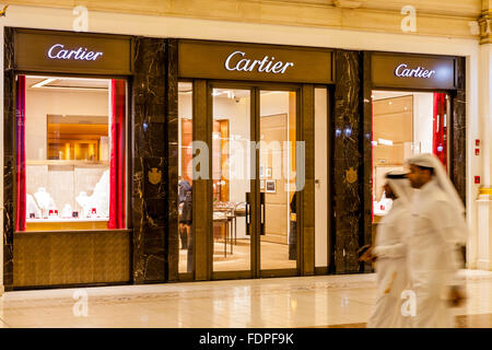 La boutique Cartier au Villaggio Shopping Mall, Doha, Qatar Banque D'Images