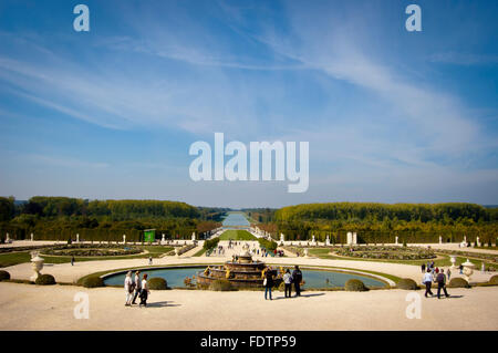 France, Palais de Versailles jardin Banque D'Images