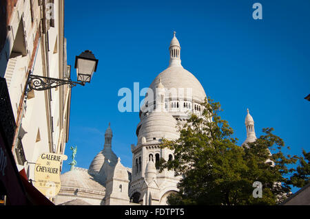France Ile De France Paris l'église du Sacré Cœur de Montmartre Banque D'Images