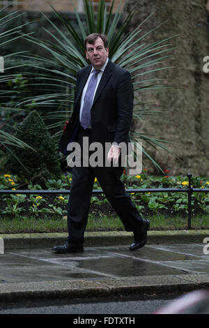 London, UK, 2e Feb 2016 : John Whittingdale vu à Downing Street à Londres : Crédit WFPA/Alamy Live News Banque D'Images